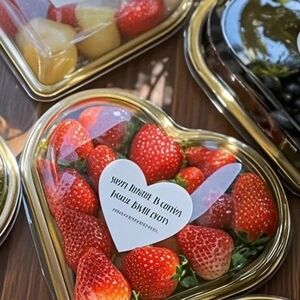 Heart-Shaped Dishes With Lids (5 Total)